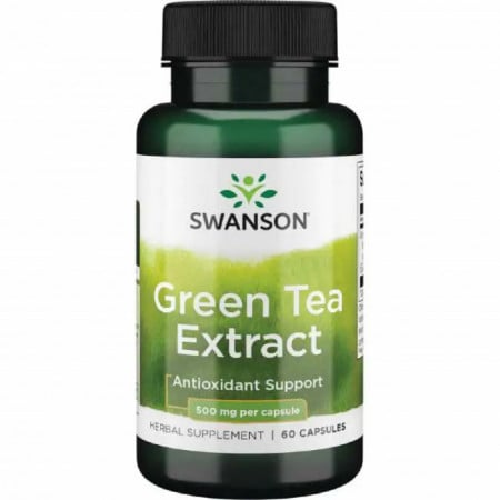 Green Tea Extract - Ceai Verde 500 mg 60 capsule Swanson Cancer Col Uterin