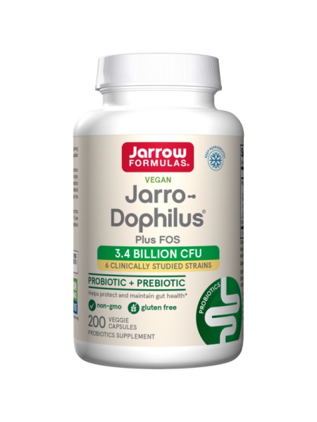 Jarro-Dophilus Plus FOS, 3.4 Billion CFU 200 capsule Jarrow Formulas