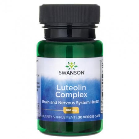 Luteolin Complex cu Rutin 100 mg 30 capsule Reface Endoteliul in Corpii Cavernosi si Vasele de Sange