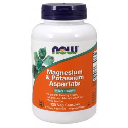 Magnesium & Potassium Aspartate with Taurine NOW Foods 120 capsule