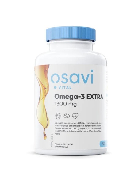 Omega 3 Extra 1300mg 120 caps Distilat Molecular Osavi
