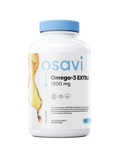 Omega-3 Extra 1300mg - 60 Softgels aroma de lamaie Osavi