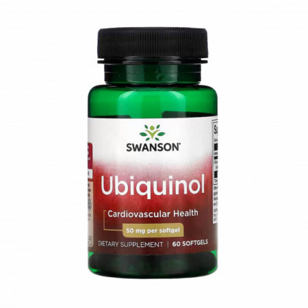 Ubiquinol Kaneka, 50 mg, Swanson, 60 softgels SWU393