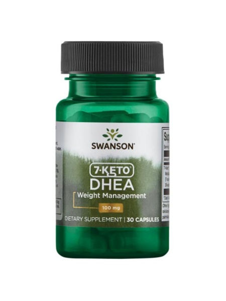 7-KETO DHEA 3.000mg/flacon 100 mg 30 Capsule Arzator de Grasimi si Slabit Complex Termogenic Patentat Swanson 7KETO