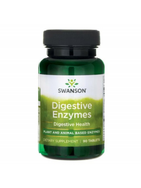Enzime Digestive 90 tablete Swanson SW712
