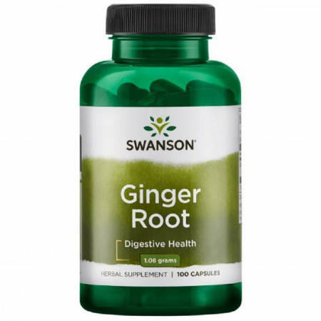 Ginger Root ~ Radacina de Ghimbir 1080 mg 100 capsule Swanson