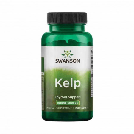 Iod Natural Kelp Iodine Source, Swanson, 250 tablete
