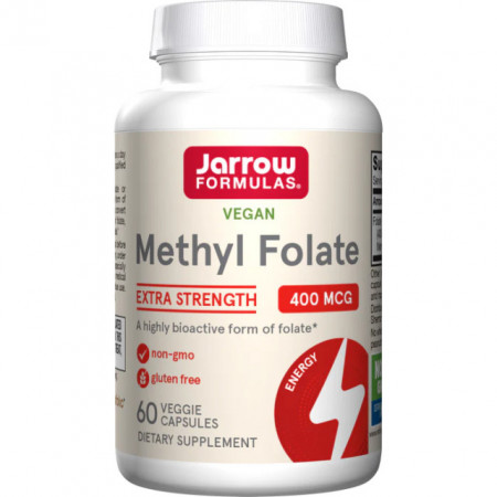 Methyl Folate (5-MTHF), 400 mcg, 60 capsule Jarrow Formulas