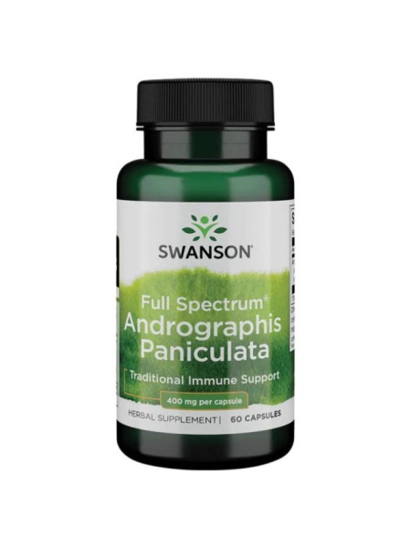 Andrographis Paniculata 400 mg 60 caps Swanson SW1426
