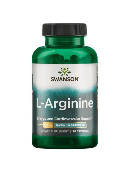 L-Arginine Maximum Strenght 850 mg 90 Capsule Swanson L Arginina