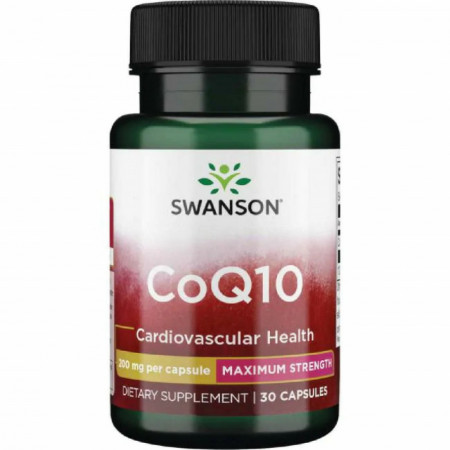 Ultra Coenzyme Q10 DUAL Coenzima COQ10 200 mg 30 capsule Swanson