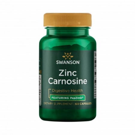 Zinc Carnosine (PepZin GI), Swanson, 60 capsule
