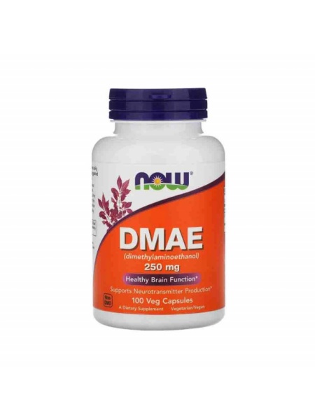 DMAE (Dimetiletanolamină), 250mg, Now Foods, 100 capsule
