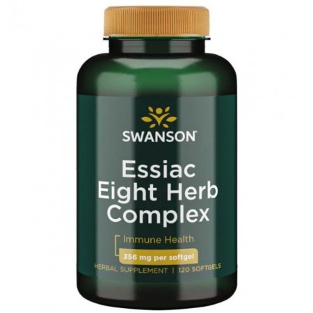 Essiac Eight Herb Complex Avansat Intareste Sistemul Imunitar 120 capsule Swanson Ciroza
