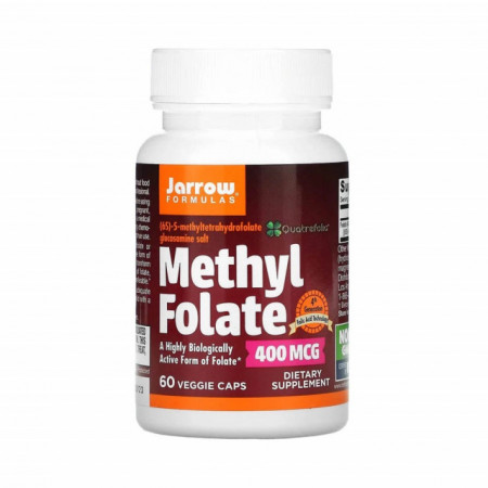 Methyl Folate (5-MTHF), 400 mcg, 60 capsule Jarrow Formulas