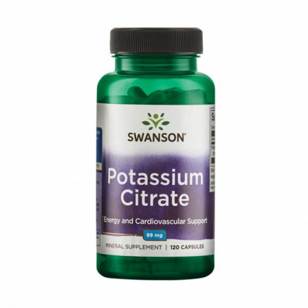 Potassium Citrate, 99mg, Swanson, 120 capsule