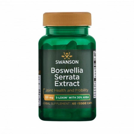 Boswellia Serrata Extract, 125 mg 60 capsule 5-LOXIN Swanson