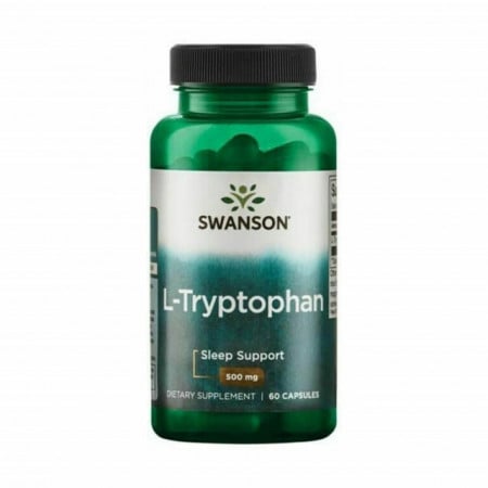L-Tryptophan, 500 mg, Swanson, 60 capsule