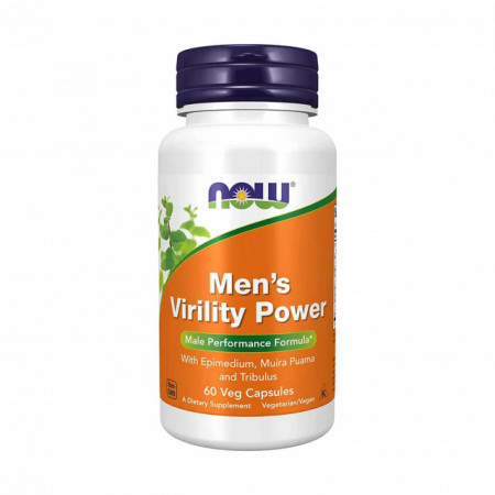 Men's Virility Power, Now Foods, 60 capsule