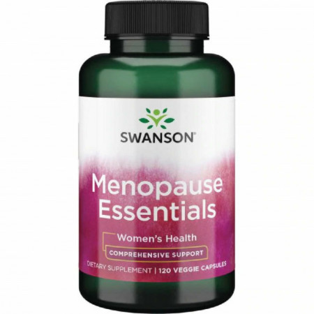 Menopause Essentials 120 capsule Swanson Esentiale Menopauza si Premenopauza, Damiana, Dong Quai, Black Cohosh
