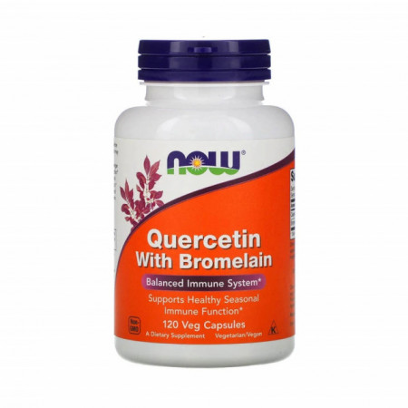 Quercetin with Bromelain (Antioxidant), Now Foods, 120 capsule