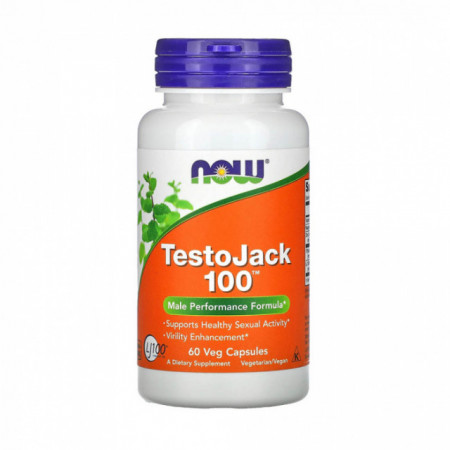 Tongkat Ali TestoJack 100, Stimulent H0rmonal, Now Foods, 60 capsule Longjack Tribulus