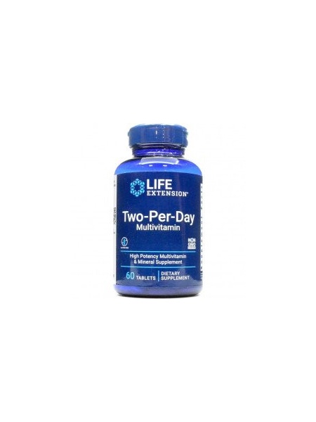 Two-Per-Day 60 tab Multivitamin Mineral Life Extension