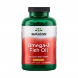 Omega 3 Fish Oil 1000 mg 150 softgels Distilat Molecular Swanson SW1253 PB - Img 1