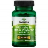 Ultimate 16 Strain Probiotice FOS 60 vcaps DRcaps Dr Stephen Langer's Swanson SWA051 - Img 1