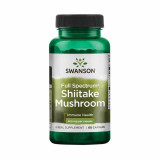 Shiitake Mushroom (Lentinus Edodes), 500mg, Swanson, 60 capsule Ciuperca