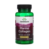 Type I Hydrolyzed Marine Collagen Peptide 60 caps 400 mg Swanson SWU1034 PB - Img 1