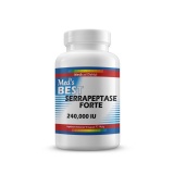Best Serrapeptase Forte 90 caps 240000 Unitati/zi per 3 capsule Sinuzita Med's Best