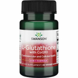 L-Glutathione with CoQ10 30 caps Swanson Antioxidant, Antitumoral Glutation Redus