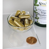 Triple Mushroom Complex 600 mg 60 caps Swanson SW1386 - Img 2