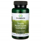Triple Mushroom Complex 600 mg 60 caps Swanson SW1386 - Img 1