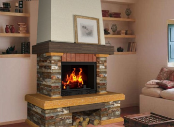 Semineu rustic Alba