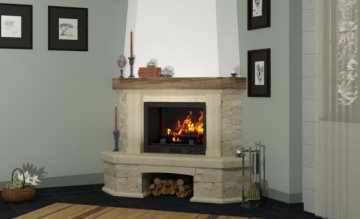 Semineu rustic Crecy