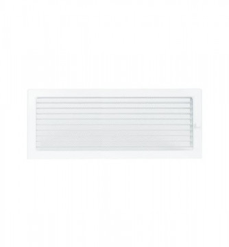 Grila de ventilatie metalica cu inchidere-alb/450 x 220
