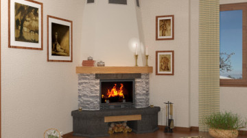 Semineu de colț Cristian