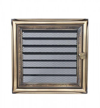 Grila de ventilatie metalica cu inchidere-Regency Rustic /170 x 170