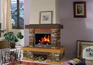 Semineu rustic Alba