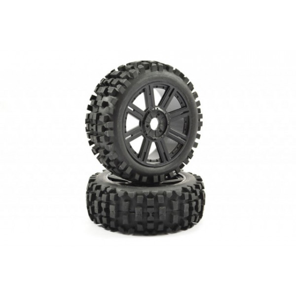 Roti automodele RC buggy 1/8, cu cauciucuri "Rock Block"