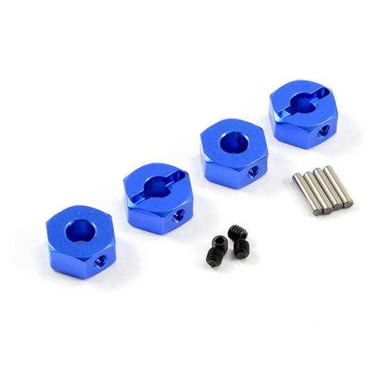 Set Hex-uri 12mm pentru automodele rc 1/10, din aluminiu