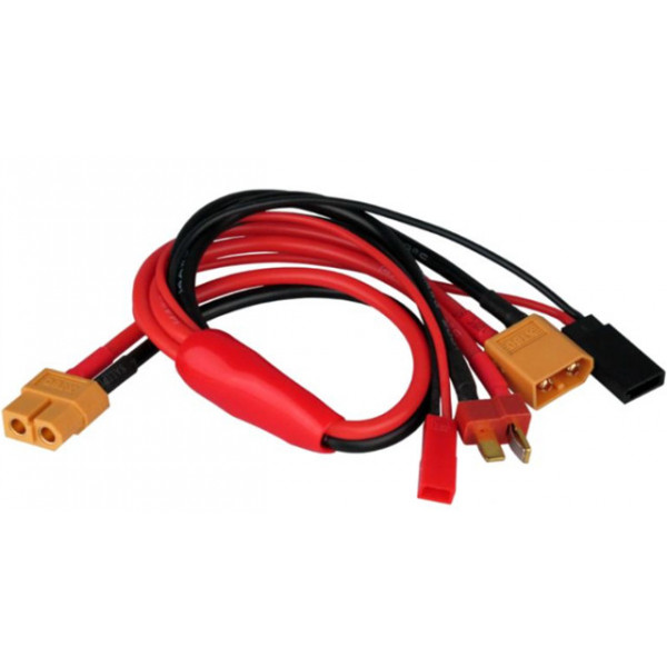 Cablu incarcare cu iesiri multiple - XT60, Deans, Futaba, JST
