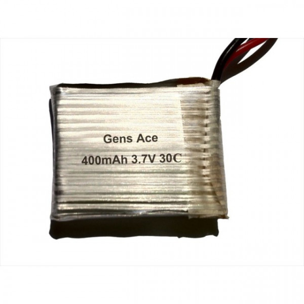 Acumulator LiPo 400 mAh 3.7V 30C 1S2P Gens Ace