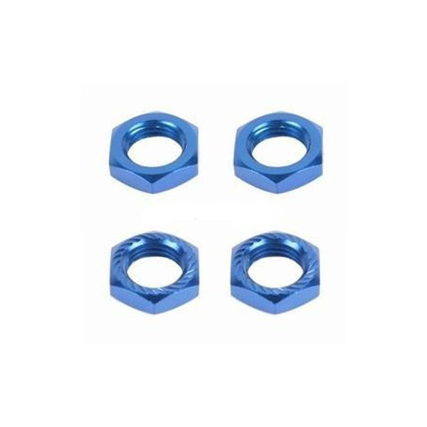 Piulite hexagonale pentru roti, culoare albastra- 4 buc