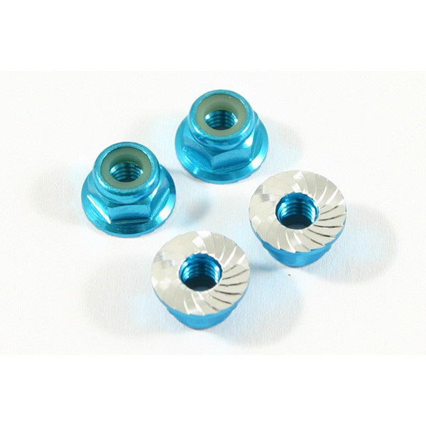 Set piulite roti tip M4 Fastrax din aluminiu pentru automodele rc