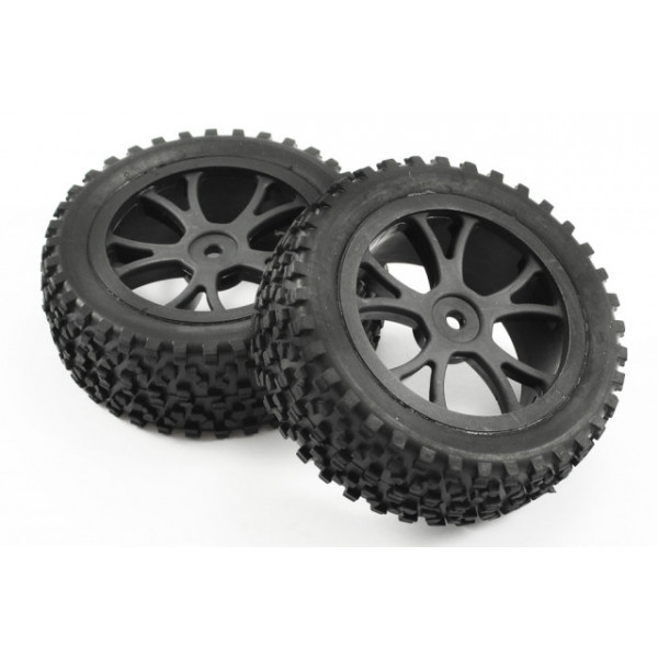 Roti automodele buggy 4x4 fata 1/10, FASTRAX, hex 12mm