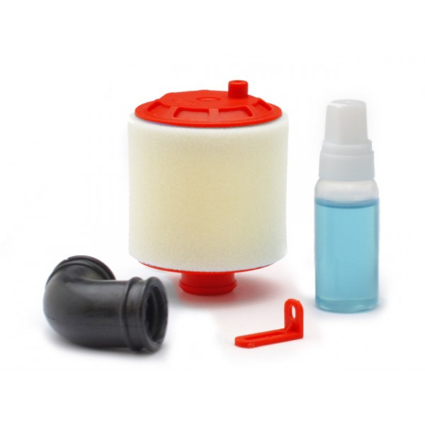 Fastrax Filtru de Aer pentru Automodele RC Nitro 1/8, rosu