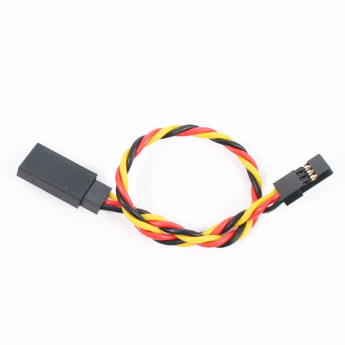 Prelungitor cablu servo cu mufa tip Futaba 22 AWG 15cm